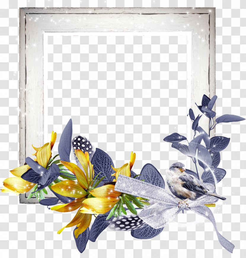 Cut Flowers Floral Design Picture Frames Petal - Pollinator - Powerpoint Frame Transparent PNG