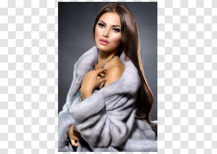Stock Photography Fur Clothing Mink Coat - Hair Coloring - Royaltyfree Transparent PNG