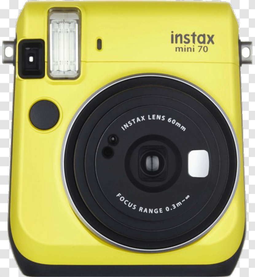 Photographic Film Fujifilm Instax Mini 70 Instant - Yellow - Camera Transparent PNG