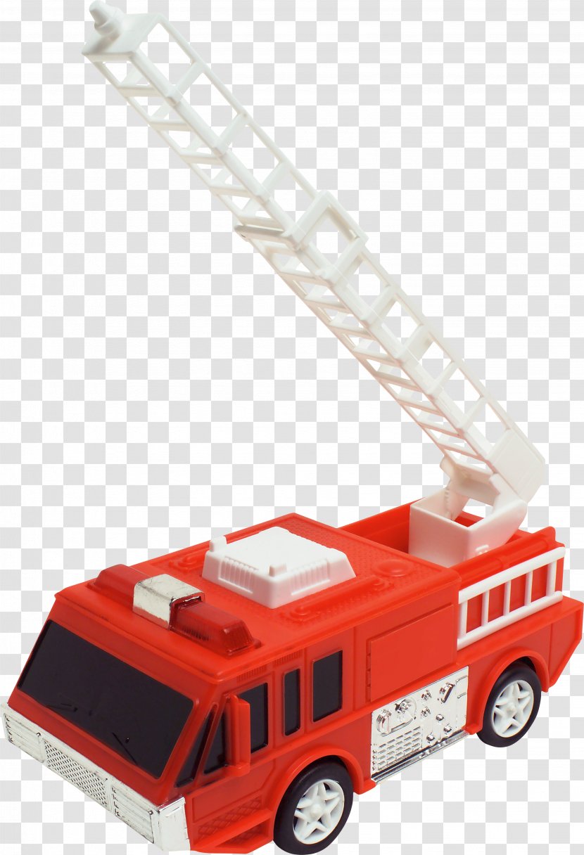Fire Engine Model Car Toy Child - Mode Of Transport Transparent PNG