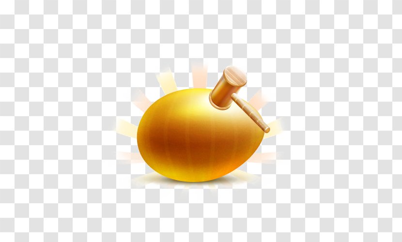 Hammer Egg Tool Clip Art - Bro - Smashing The Golden Transparent PNG