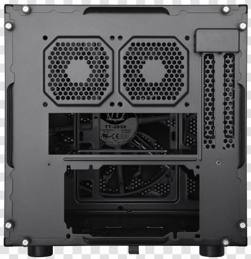 Computer Cases & Housings Mini-ITX Thermaltake Suppressor F51 Window E-ATX Mid-Tower Chassis CA-1E1-00M1WN-00 - Electronic Instrument - Miniitx Transparent PNG