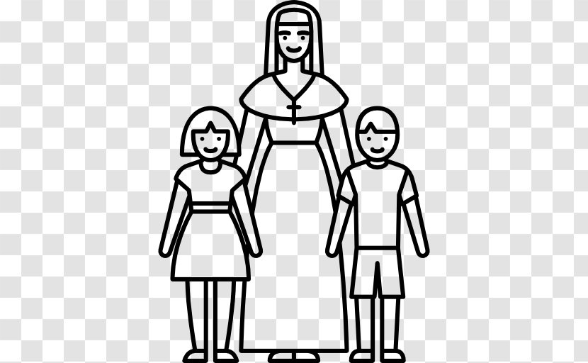 Adoption Family Social Group Orphan - Monochrome Transparent PNG