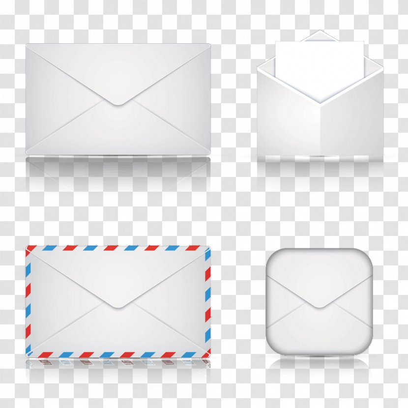 Envelope Office Supplies White - Business - Various Models Envelopes Transparent PNG