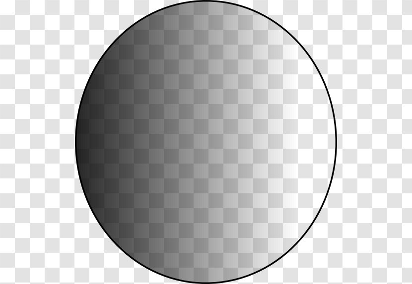 Circle Line Oval Angle - Black And White - Cone Transparent PNG