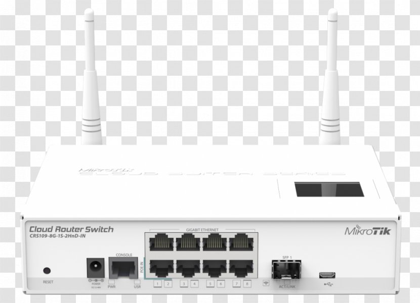 MikroTik Router Network Switch Small Form-factor Pluggable Transceiver Wireless Access Points - Ports Transparent PNG