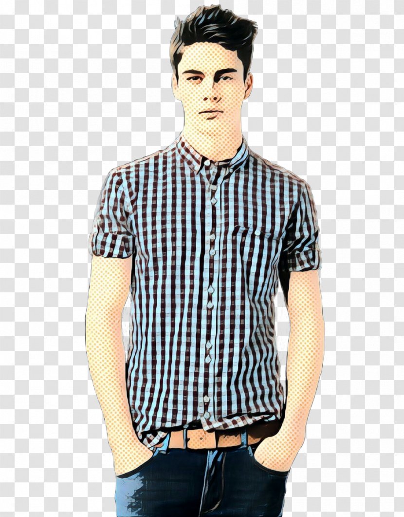 Jeans Background - Top - Polo Shirt Pocket Transparent PNG