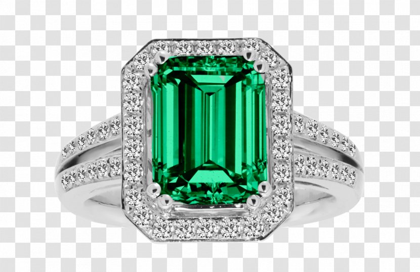 Emerald Ring Gemstone Birthstone Beryl Transparent PNG