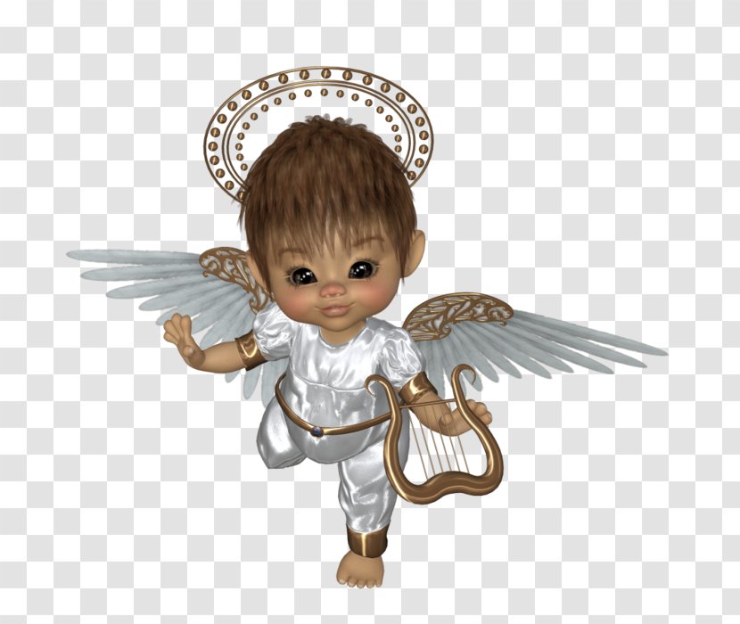 Figurine Legendary Creature Doll Character Supernatural - Mythical - Angel Baby Transparent PNG