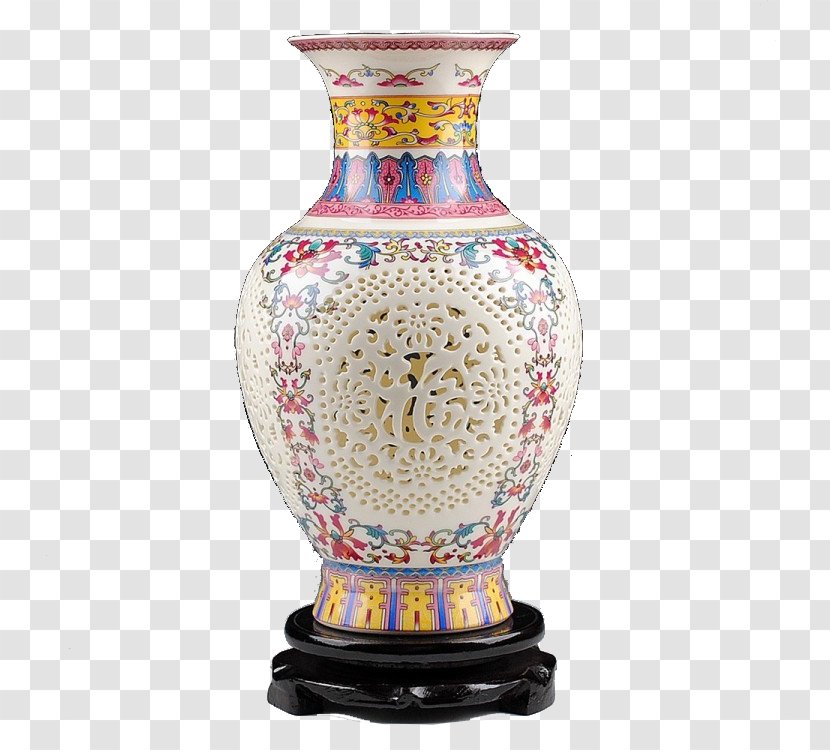 China Vase Chinese Ceramics Flower - Antique - Retro Transparent PNG