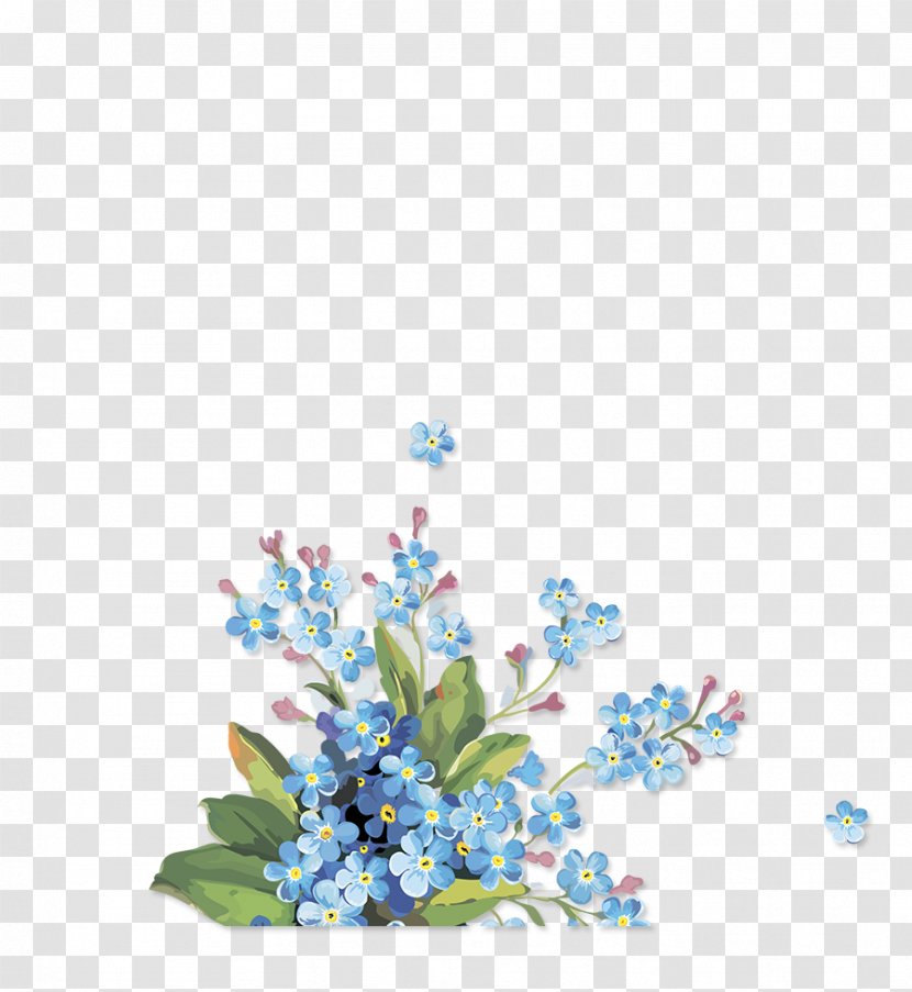 DeviantArt Floral Design - Flower Arranging - Myosotis Transparent PNG