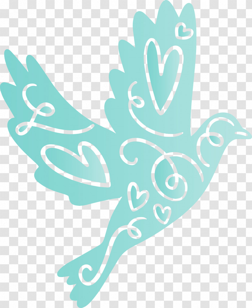 Turquoise Wing Transparent PNG