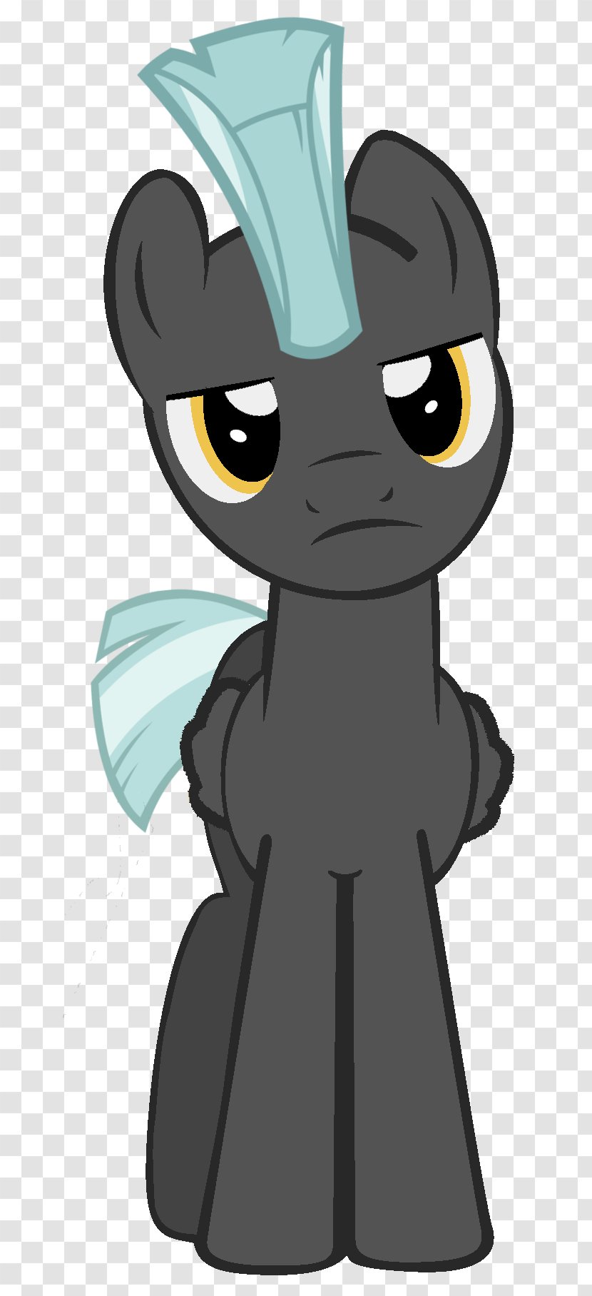 Thunderlane Rarity Pony - Mythical Creature - Unamused Transparent PNG