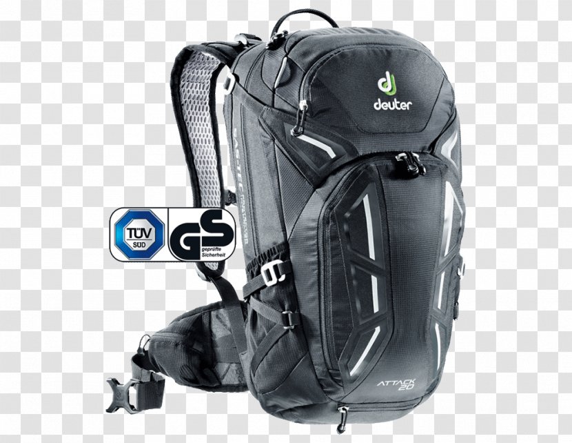Deuter Sport Backpack Bicycle Hydration Systems Protektor - Black - Attacking Tiger Transparent PNG