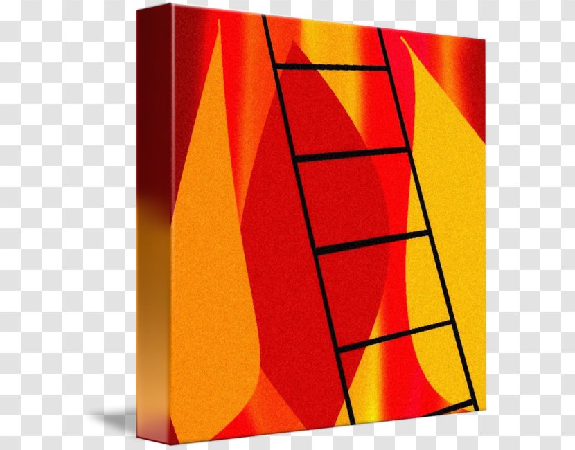 Modern Art Product Design Paper Line - Painting Ladder Humor Transparent PNG