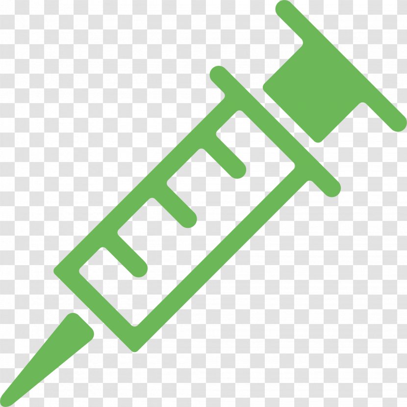 Syringe Injection The Noun Project Icon - Rectangle - Green Needle Tube Transparent PNG