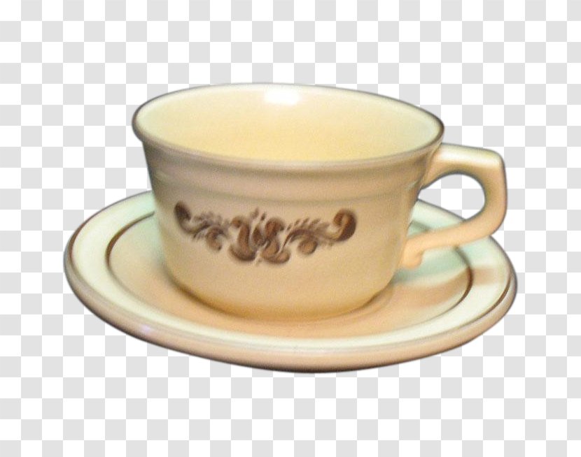 Coffee Cup Saucer Ceramic Mug - Dishware Transparent PNG