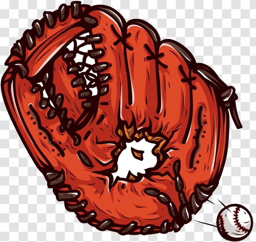 Baseball Glove - Cartoon - Tattered Transparent PNG