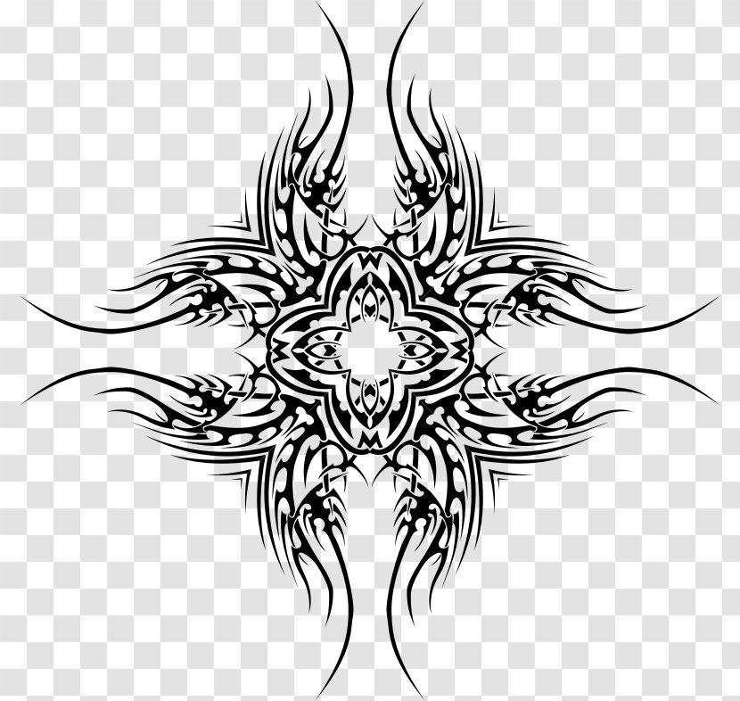 Tattoo Drawing Tribal Art - Symmetry - Abstract Geometric Transparent PNG