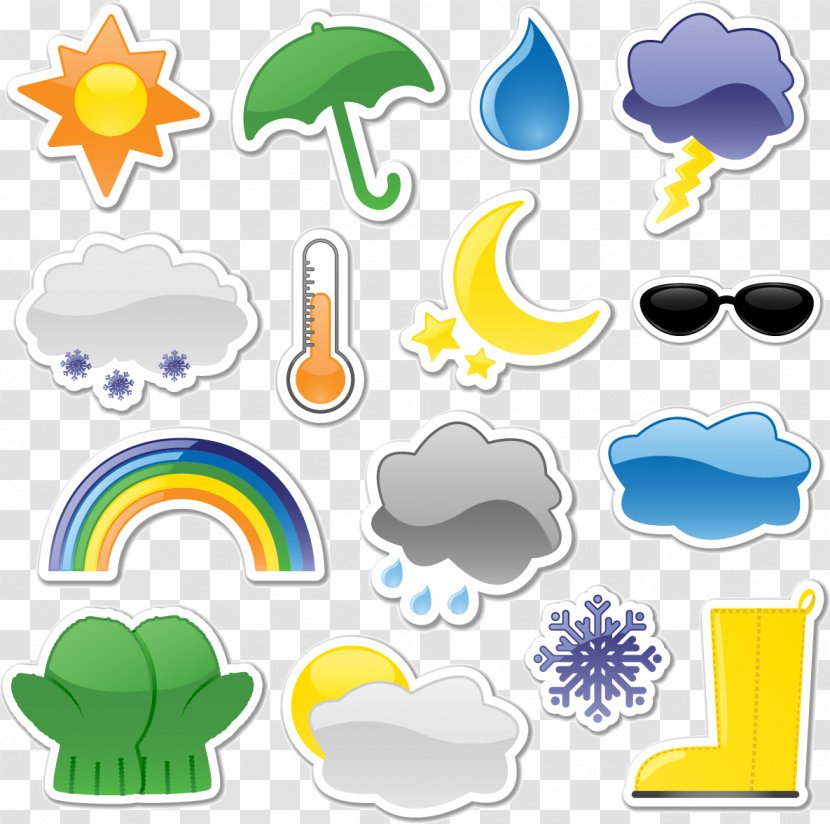 Weather Elements - Product Design - Rainbow Transparent PNG