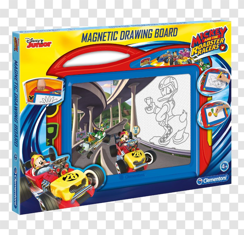 Mickey Mouse Clementoni 15163 Magnetic Drawing Board Magna Doodle Toy Etch A Sketch Transparent PNG