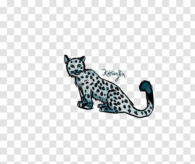 Leopard Big Cat Drawing - Small To Medium Sized Cats Transparent PNG