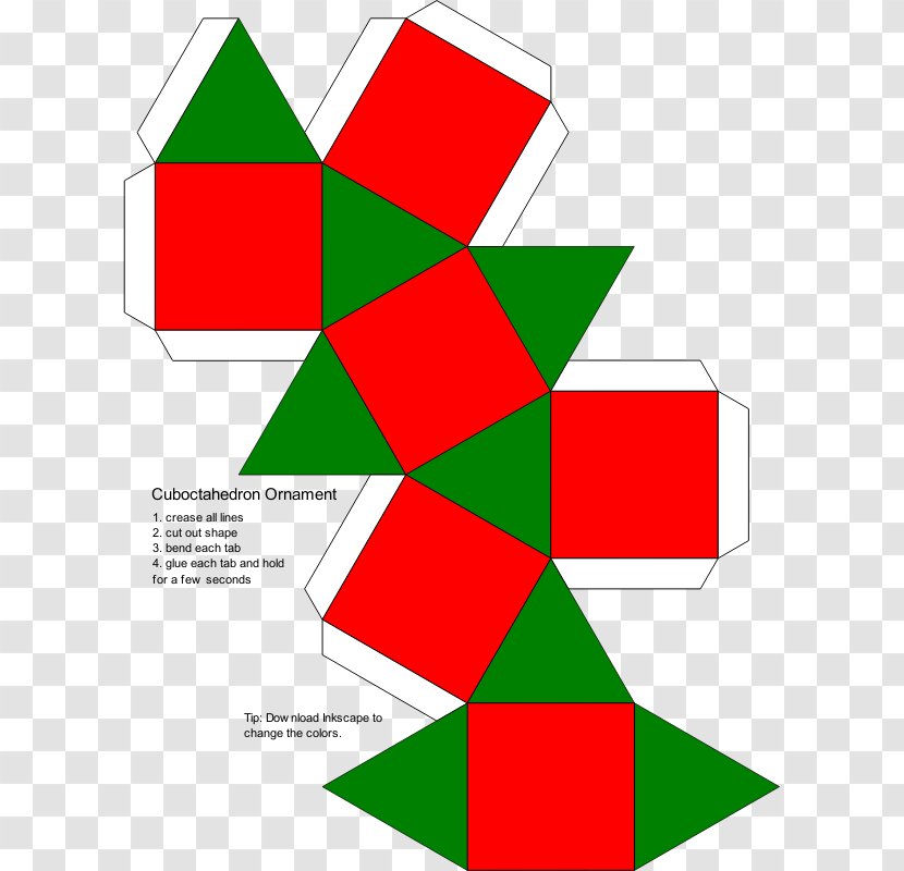 Hyperbolic Paraboloid Triangle Cuboctahedron Design - Symmetry Transparent PNG