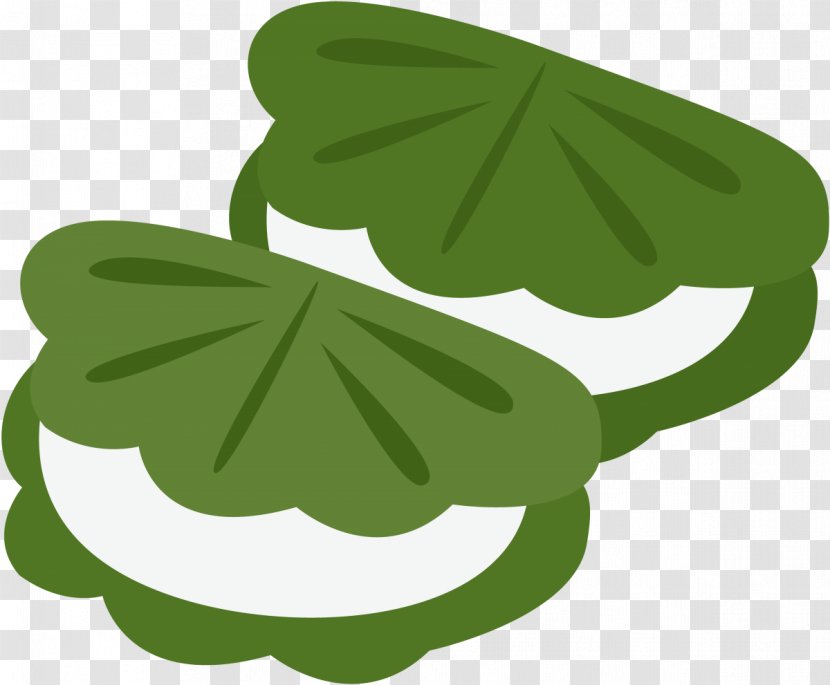 Kashiwamochi Zongzi Food Wagashi - Green - Kagawa Transparent PNG