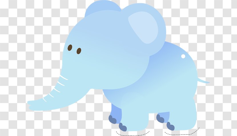 Indian Elephant African Clip Art - Sky - Baby Transparent PNG