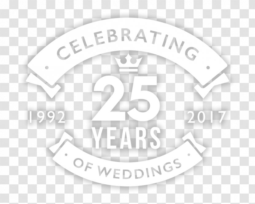 Logo Brand Emblem Line Material - Text - 25 Years Anniversary Transparent PNG