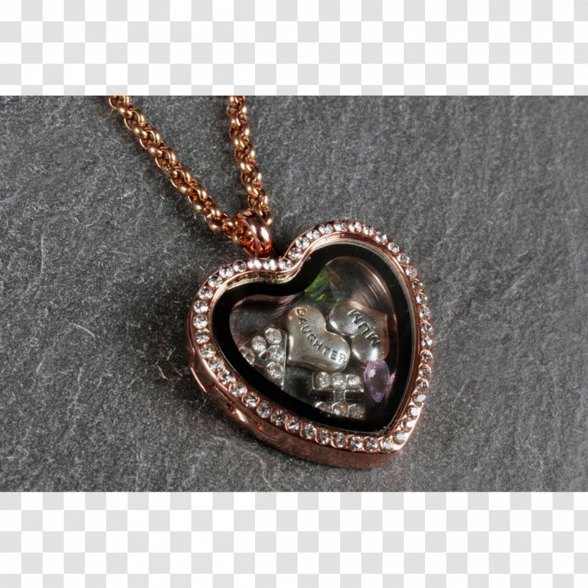 Locket Necklace Gemstone Brown - Chain Transparent PNG