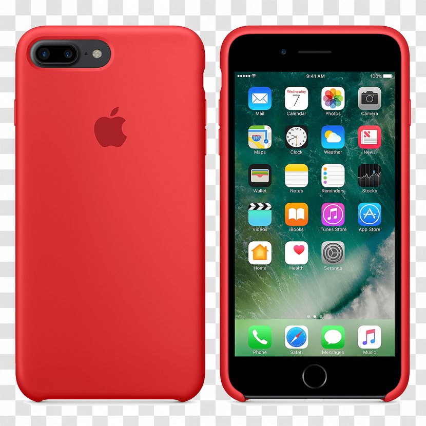 IPhone 7 Plus 8 X 6S Mobile Phone Accessories - Iphone Red Transparent PNG