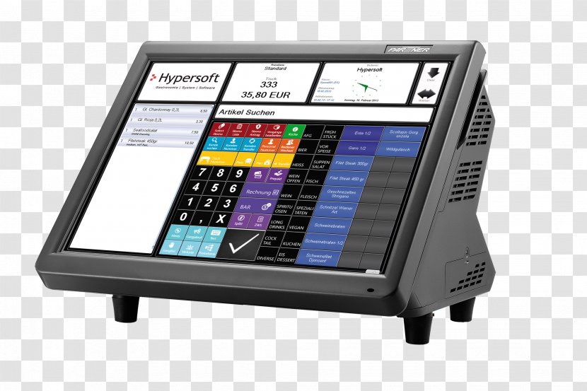 Point Of Sale Electronic Visual Display Device Computer Terminal Hardware - Multimedia - ALL IN ONE Transparent PNG