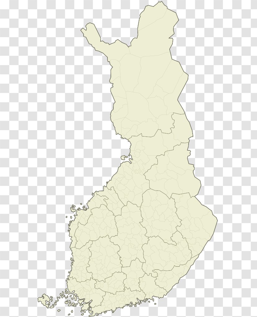 Hämeenlinna Kurikka Sub-regions Of Finland Salo Ii, - Map Transparent PNG