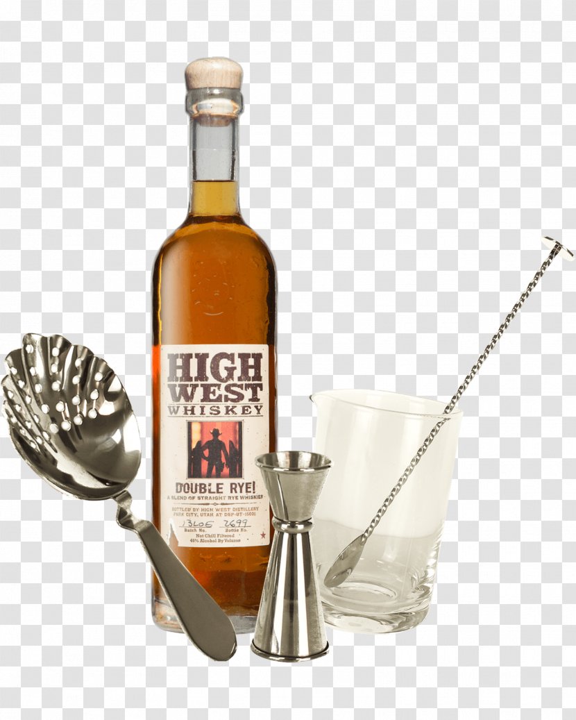Liqueur Rye Whiskey High West Distillery - Distilled Beverage - Manhattan Cocktail Transparent PNG