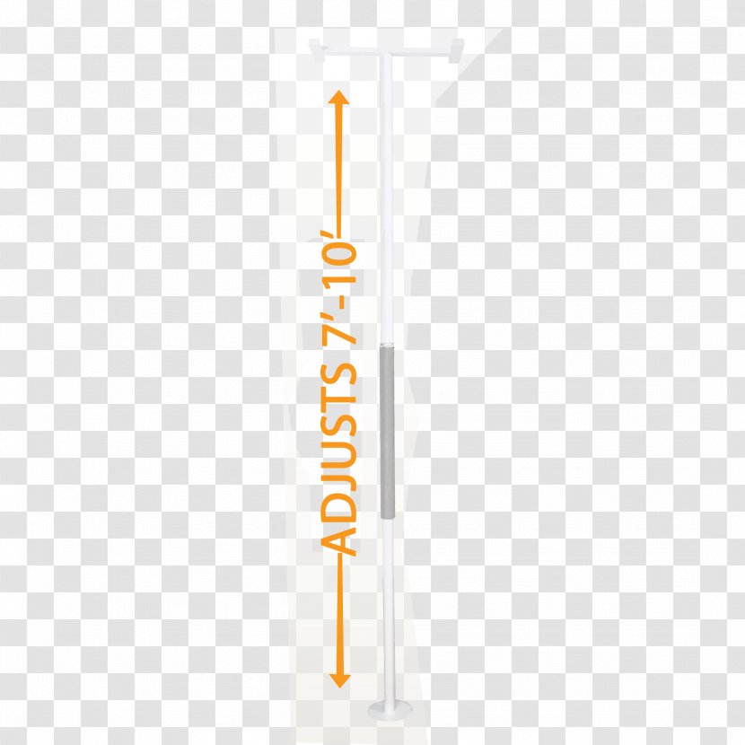 Line Angle - Orange - Pole Transparent PNG