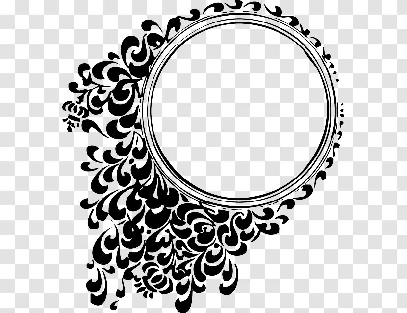 Graphic Design Clip Art - Black And White - Round Triangle Transparent PNG