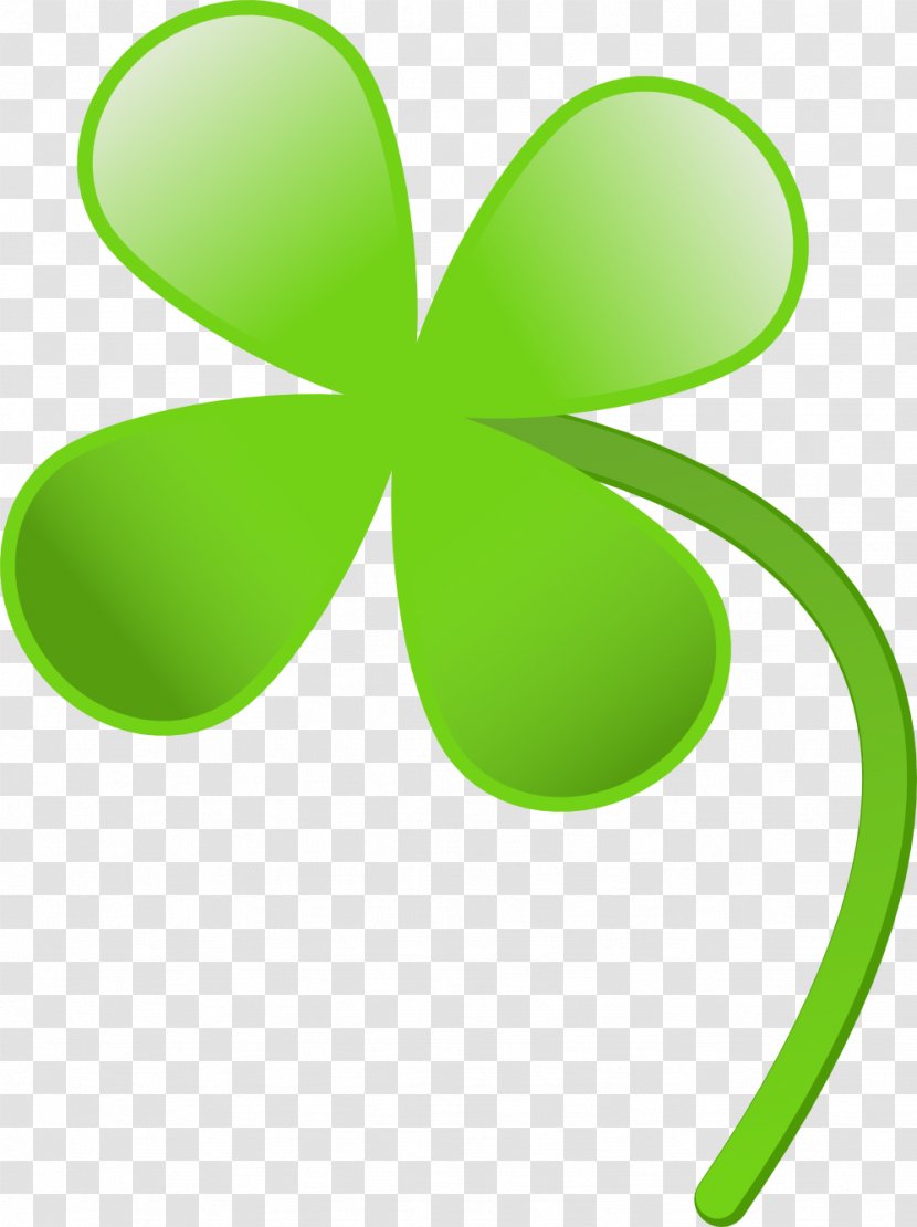 Four-leaf Clover Saint Patrick's Day Clip Art - Grass - Transparent PNG