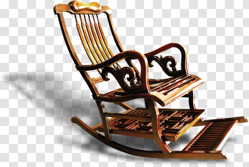 Rocking Chair Deckchair Porch Furniture - Brownish Red Retro Creative Kind Transparent PNG