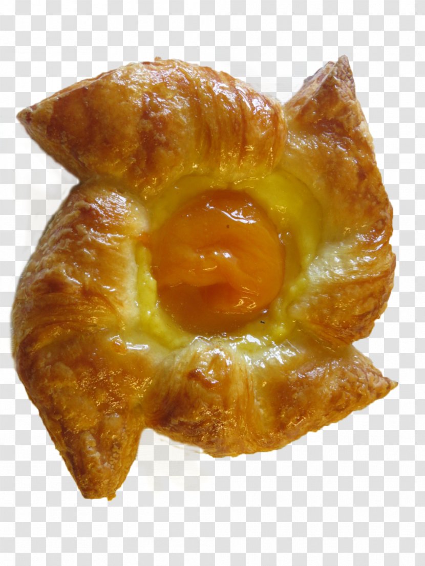 Danish Pastry Croissant Puff Empanada Bakery - Flaky Transparent PNG