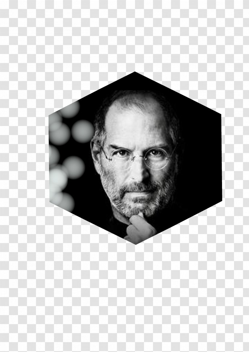 Steve Jobs MacBook Pro Apple Thought - Black And White Transparent PNG