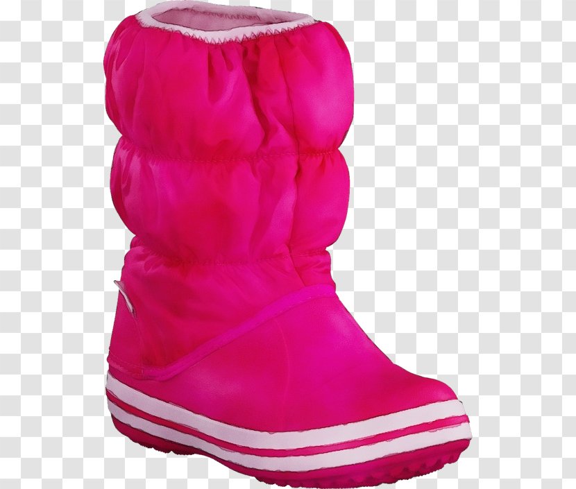 Footwear Pink Boot Snow Shoe - Magenta Transparent PNG