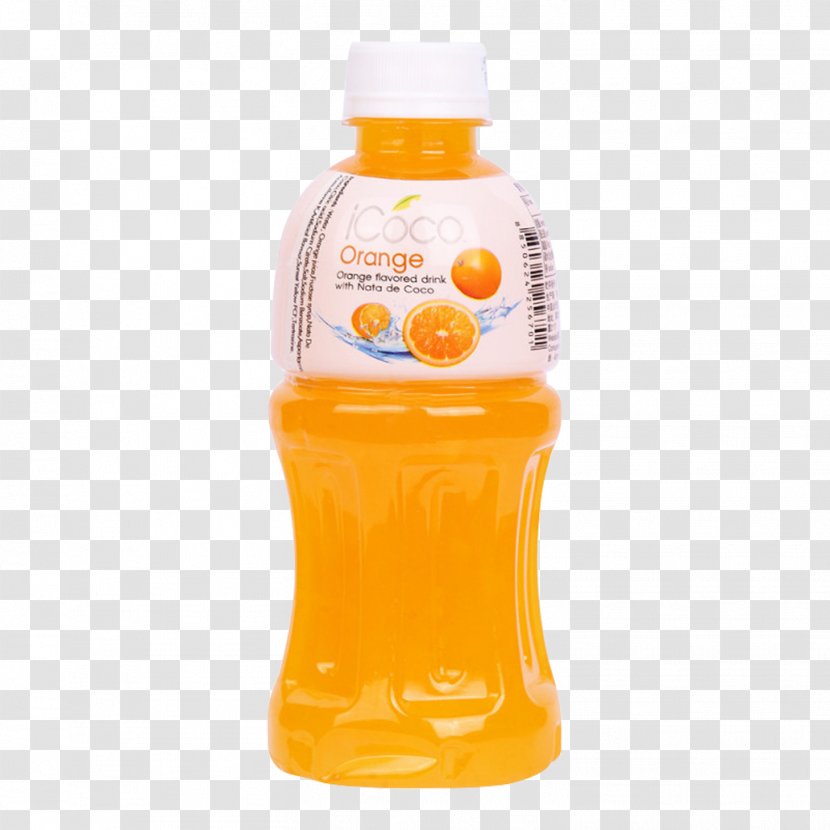 Orange Juice Drink Nata De Coco Coconut Milk - Icoco In Transparent PNG