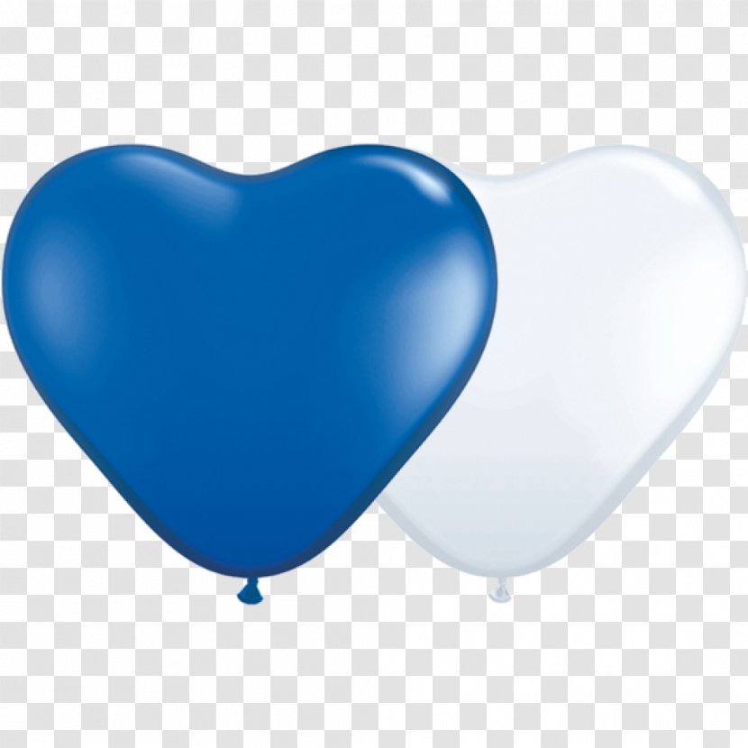Toy Balloon Red Blue Color Heart - Sky - White Transparent PNG