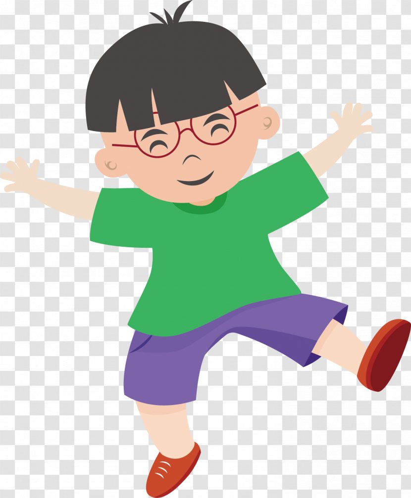 Child Cartoon Illustration - Vector Transparent PNG