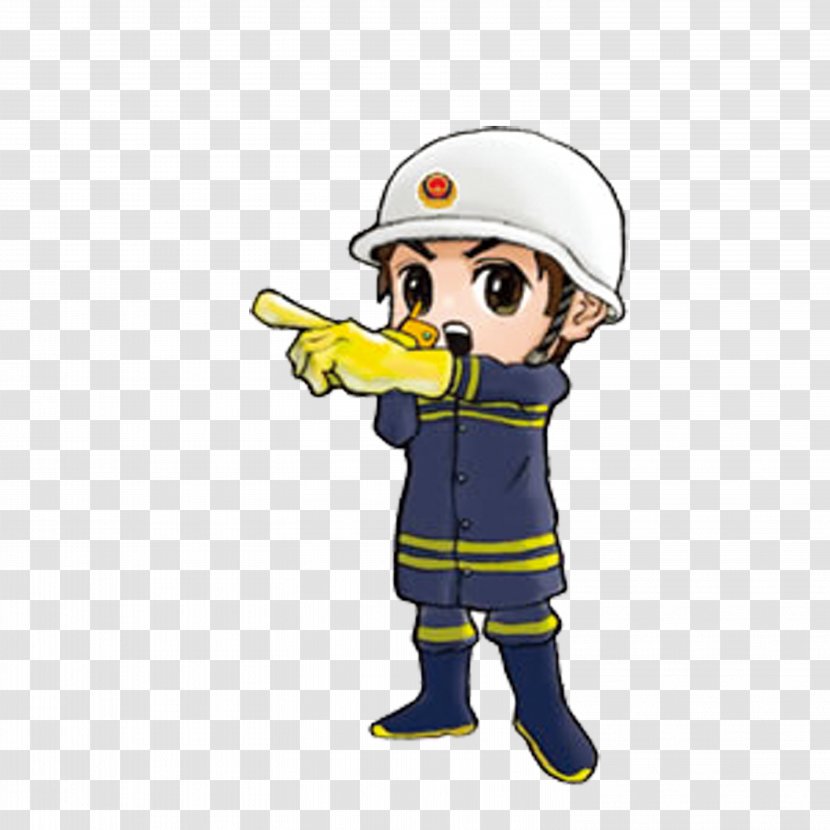 Firefighter Firefighting Cartoon - Police Transparent PNG