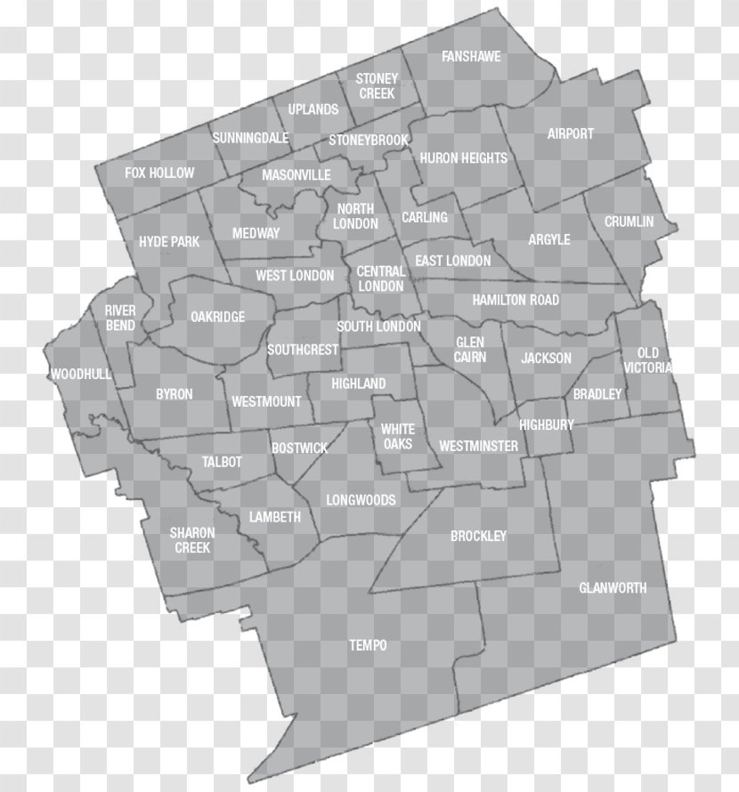London Boroughs Neighbourhood Notting Hill Map - Floor - River Thames Transparent PNG