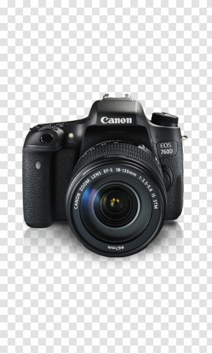 Canon EOS 760D 750D EF-S 18–135mm Lens Mount 18–55mm - Camera Accessory Transparent PNG