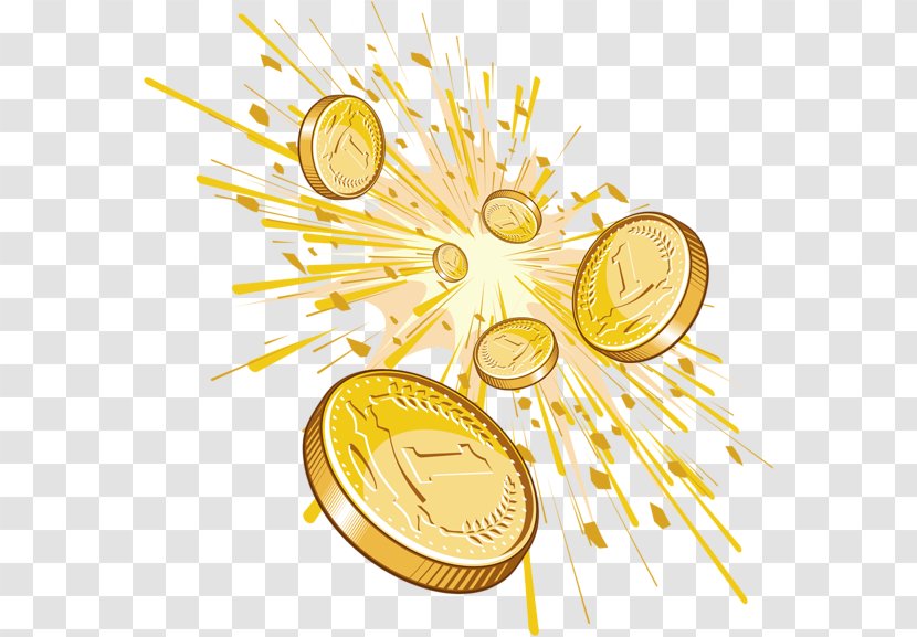 Cartoon Gold Medal - Banknote - Metal Transparent PNG