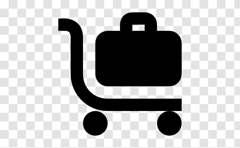 Baggage Cart - Silhouette - Trolly Transparent PNG